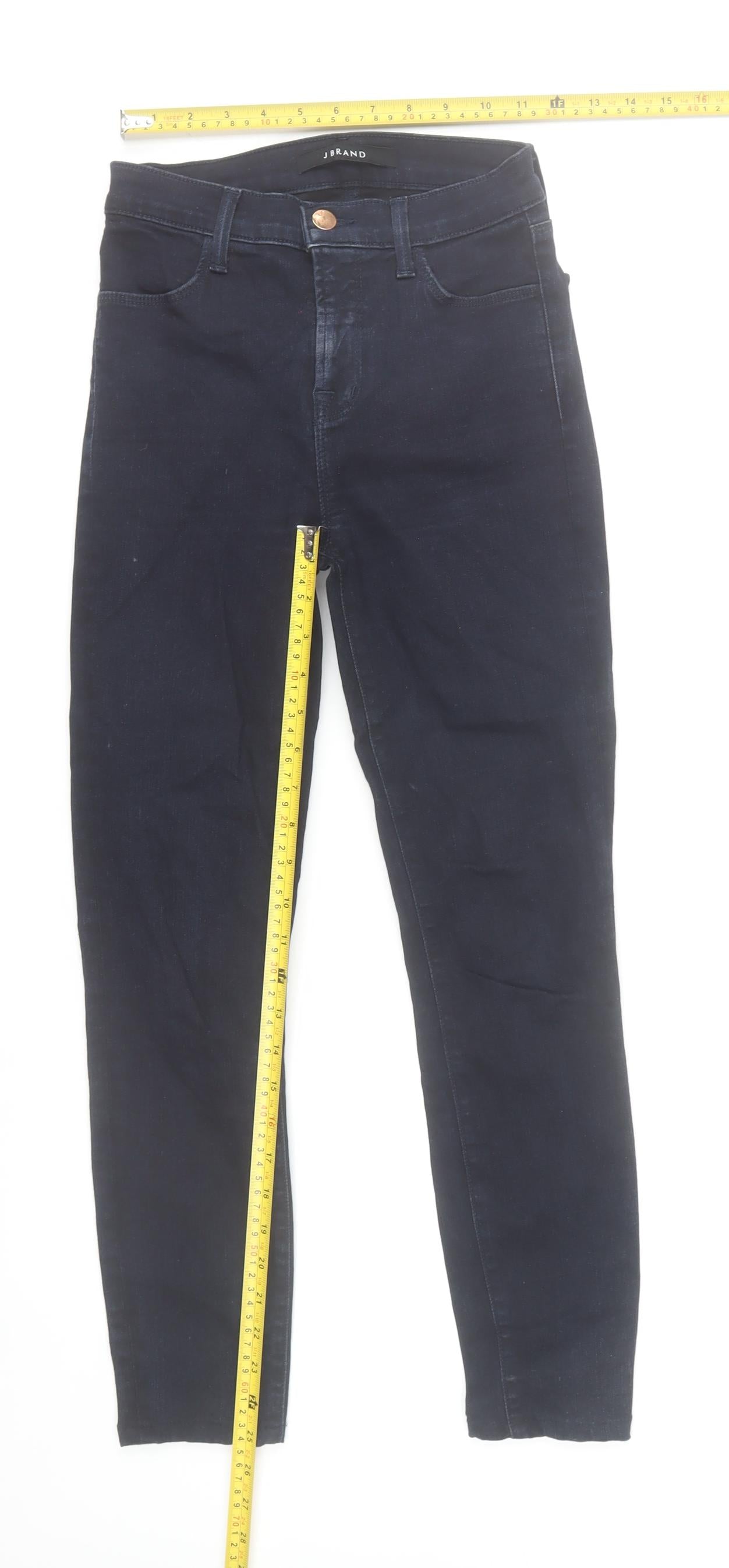 J Brand Womens Blue Skinny Slim Fit Mid Rise Stretch Jeans Size 25