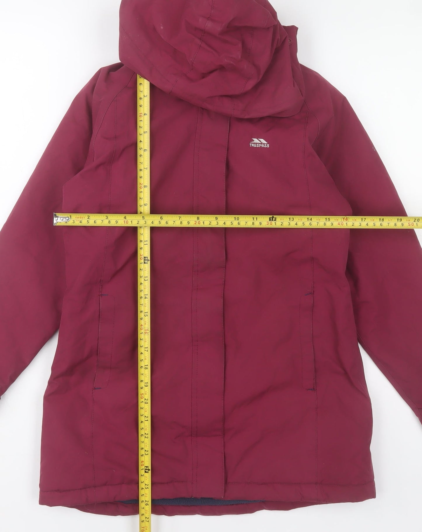 Teens UK Size 9/10 Trespass Red Parka Coat
