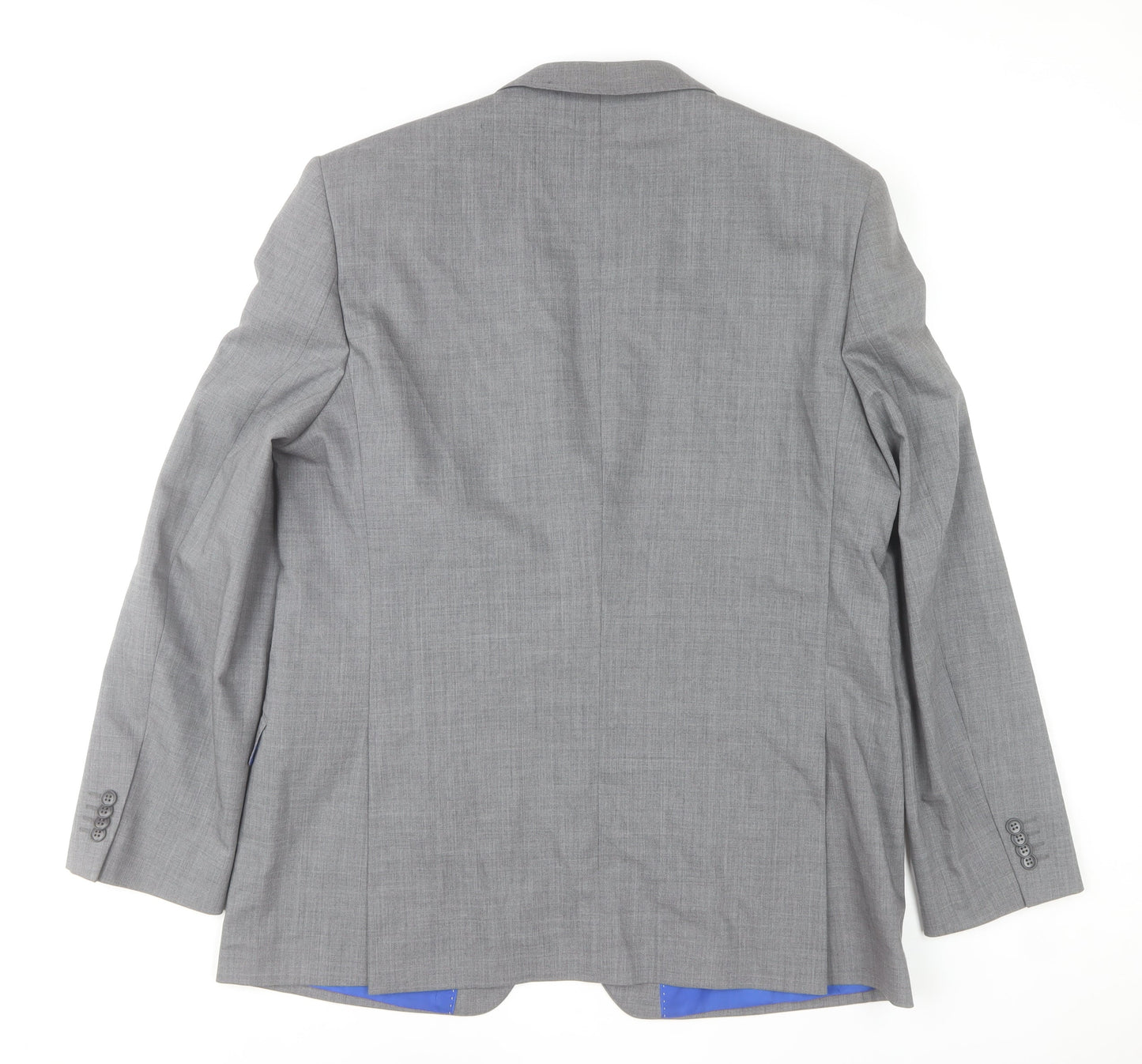 Mens UK Size 44 Performance Suit Regular Grey Suit Jacket