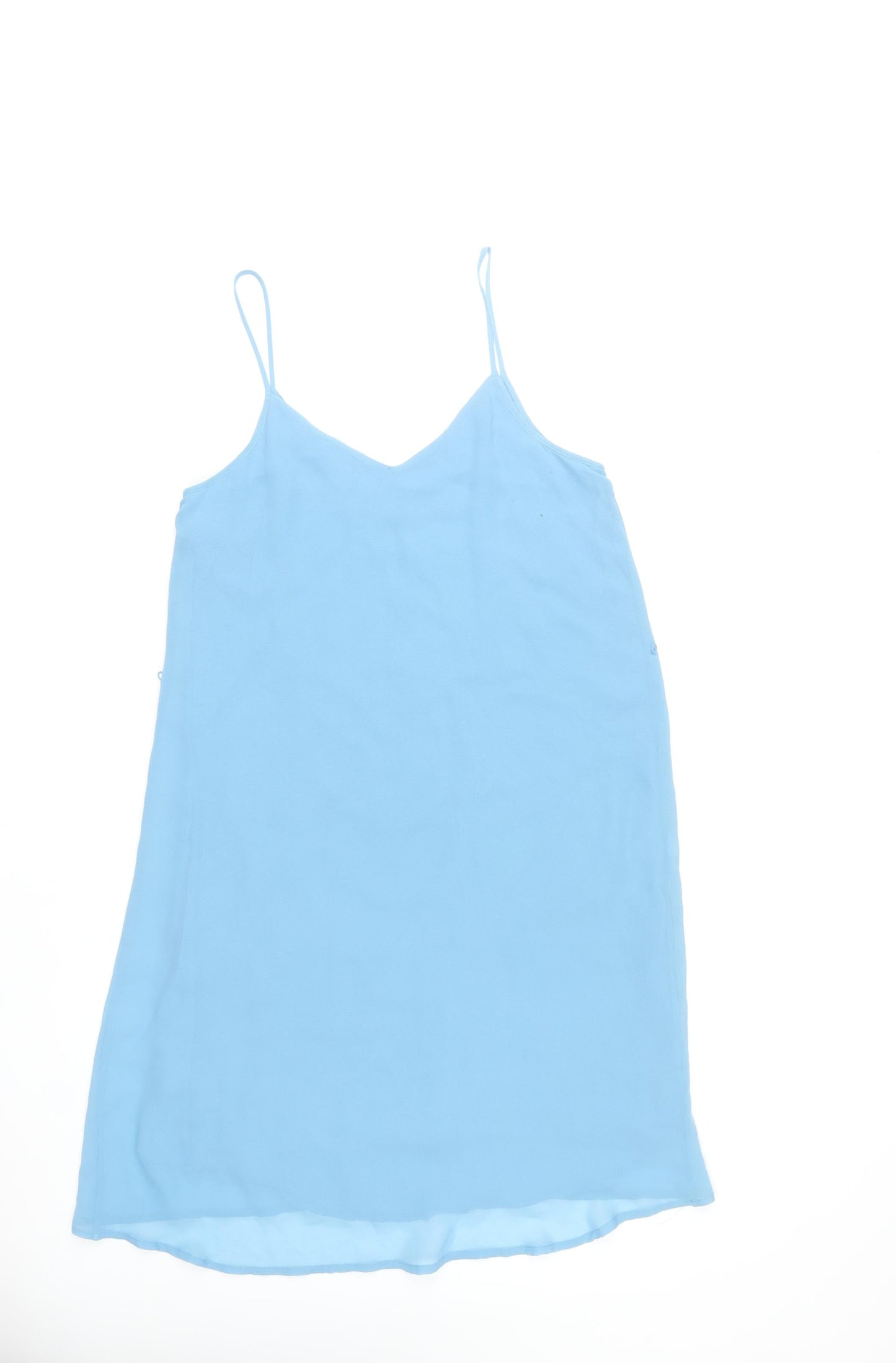 French Connection Women's Blue Size 8 Slip Dress Summer Sleeveless