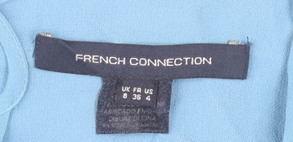 French Connection Women's Blue Size 8 Slip Dress Summer Sleeveless