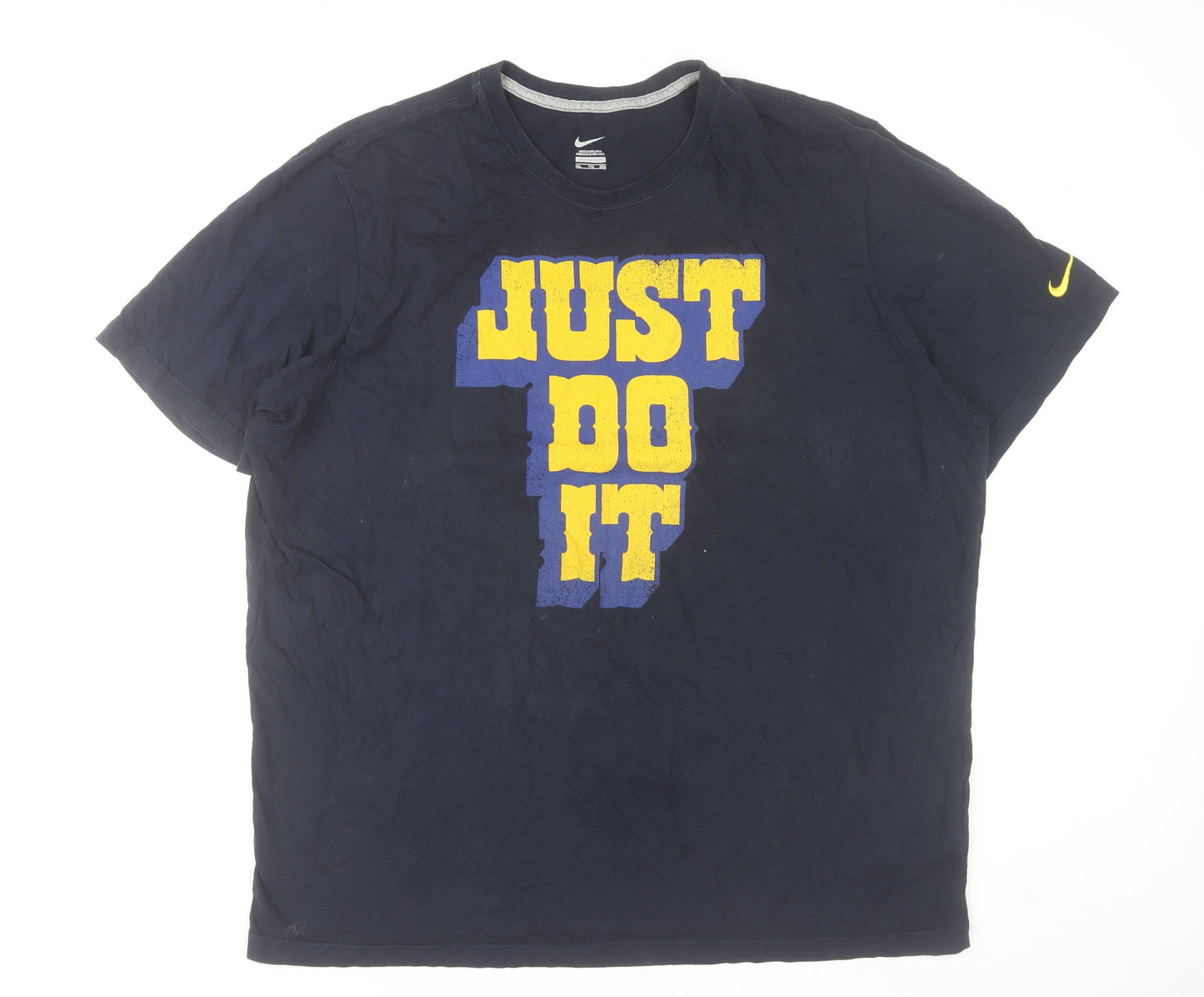 Nike Men's Blue 2XL Just Do It Graphic Sports T-Shirt