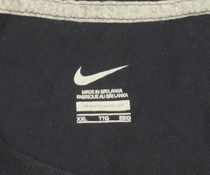 Nike Men's Blue 2XL Just Do It Graphic Sports T-Shirt