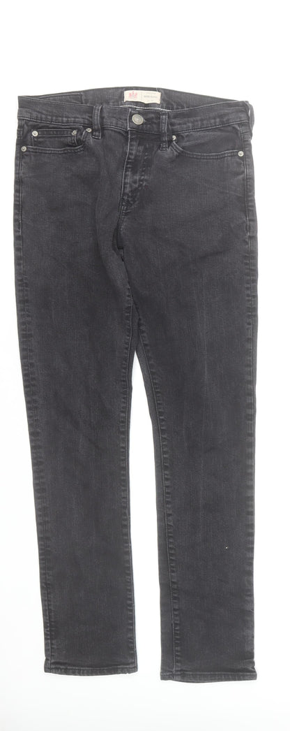 River Island Men's Black Slim Skinny Jeans 30W 32L Denim Stretch