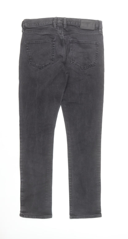River Island Men's Black Slim Skinny Jeans 30W 32L Denim Stretch
