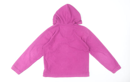 Regatta Girls Pink Full Zip Fleece Hoodie Jacket 11-12 Years