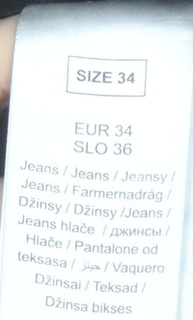 Orsay Womens Black Skinny Embroidered Floral Jeans Size 6