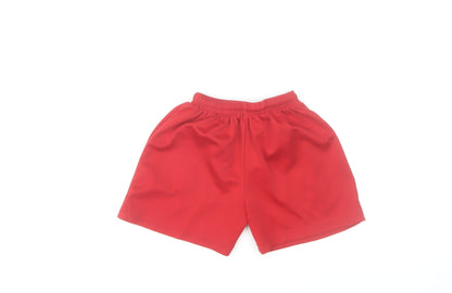 Nike Boys Red Liverpool FC Football Shorts Size 16 Ori-Fit Polyester