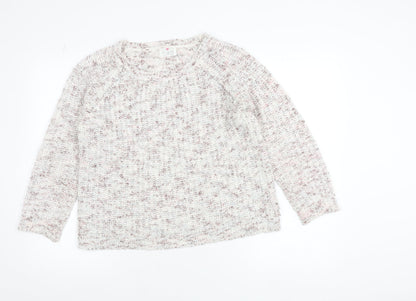 Inspire Collection Women's Beige Chunky Knit Pullover Jumper S
