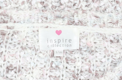 Inspire Collection Women's Beige Chunky Knit Pullover Jumper S