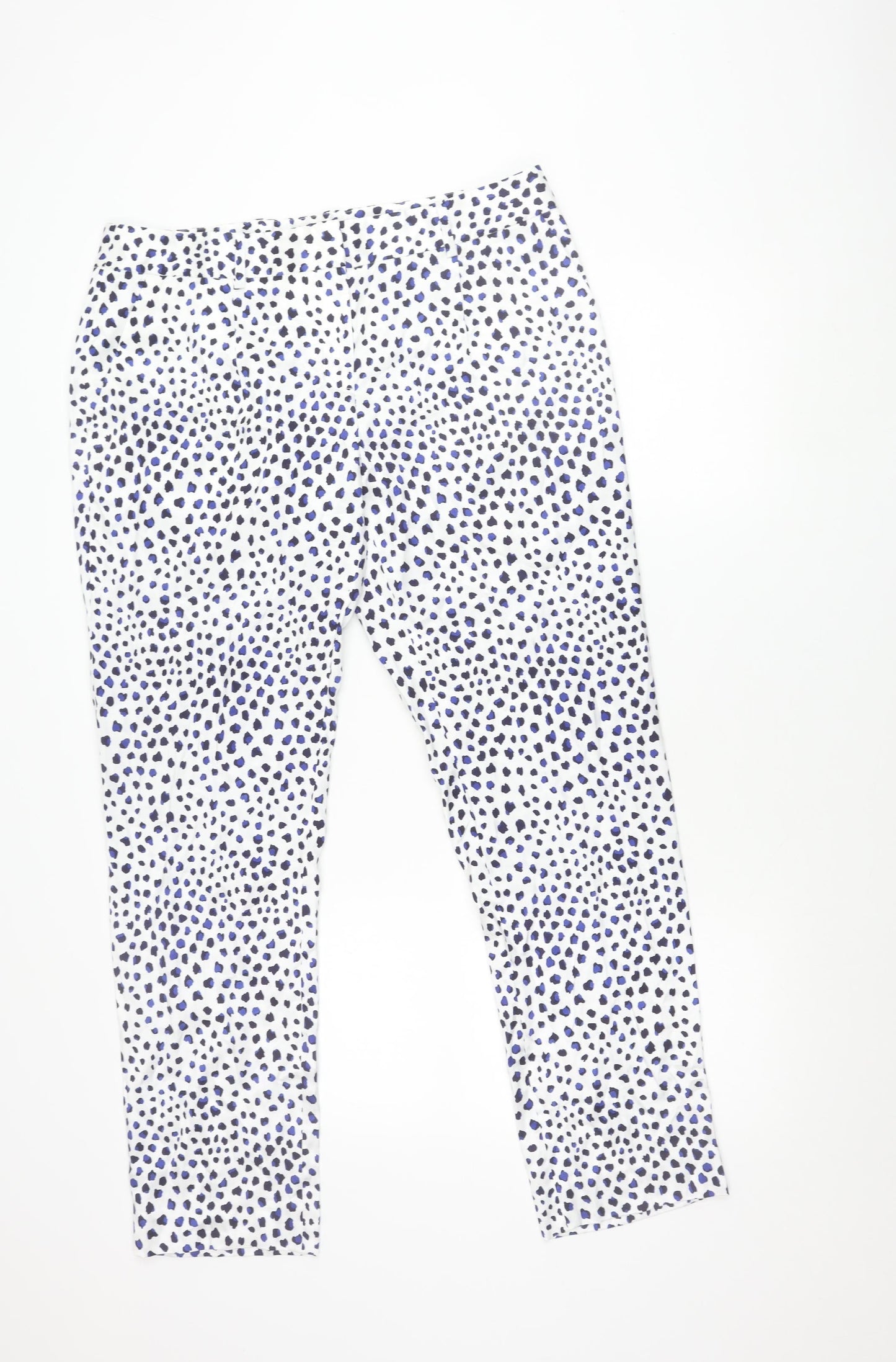 Fenn Wright Manson Women's Multicoloured Animal Print Viscose Trousers Size 16