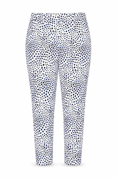 Fenn Wright Manson Women's Multicoloured Animal Print Viscose Trousers Size 16