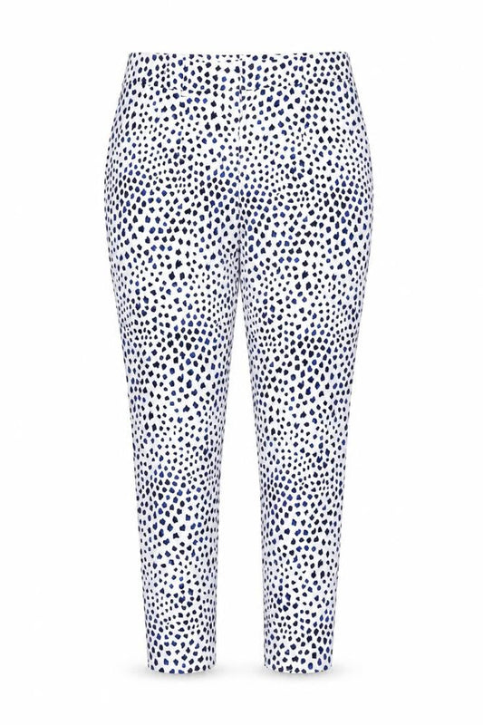 Fenn Wright Manson Women's Multicoloured Animal Print Viscose Trousers Size 16