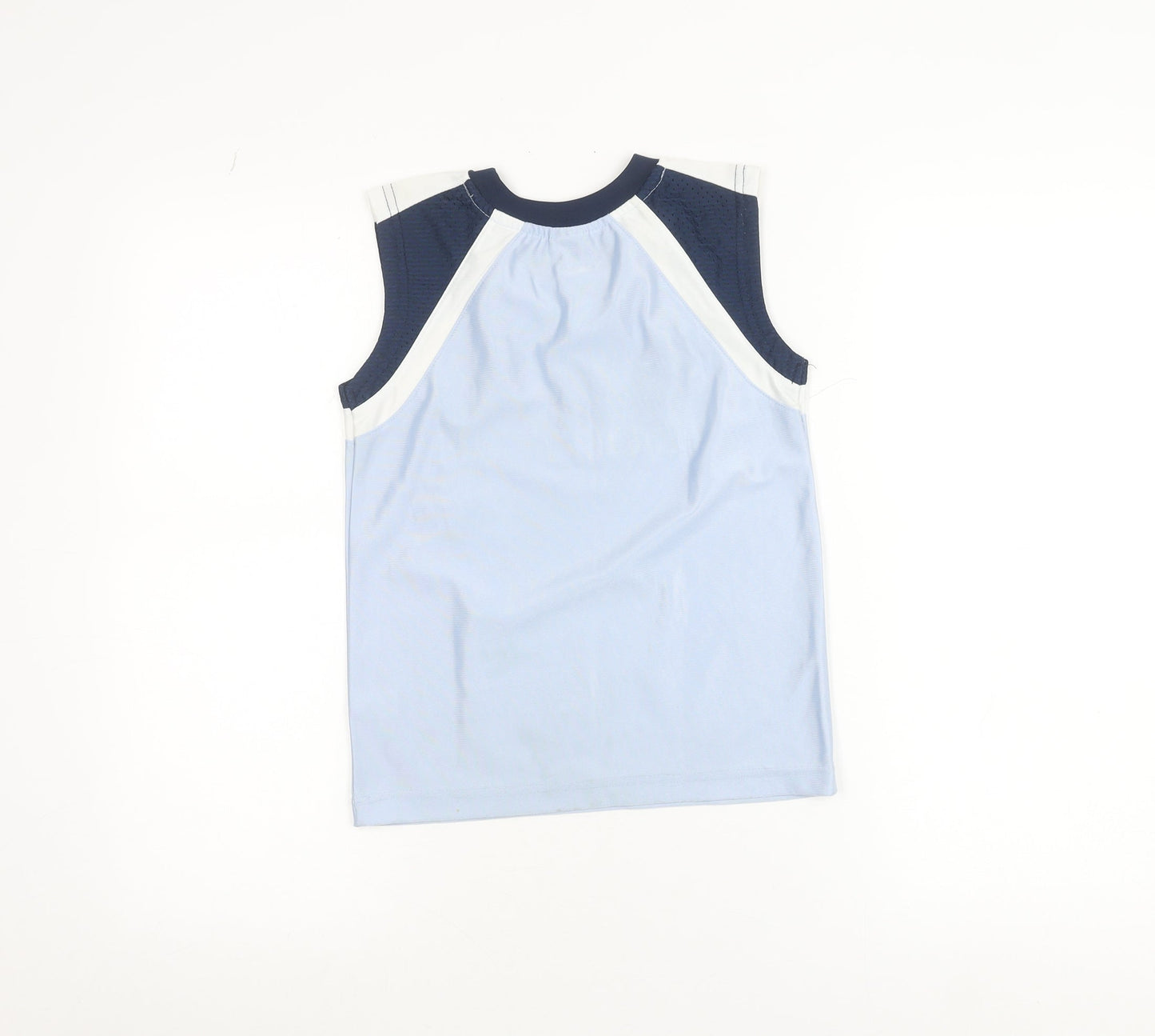 Rebel Active Boys Blue Sleeveless Football Tank Top 5-6 Years
