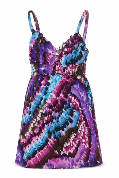 Lucy Love Women's Multicoloured Camisole Tank Top Size L Rayon Blend
