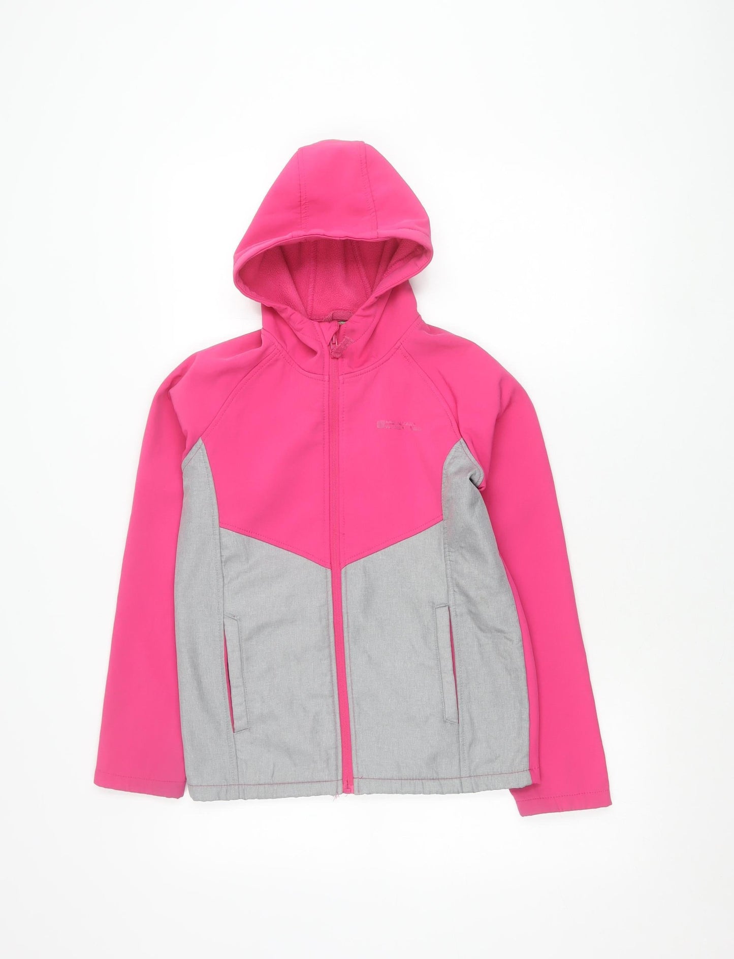 Mountain Warehouse Girls Pink Soft Shell Hooded Jacket 11-12 Years