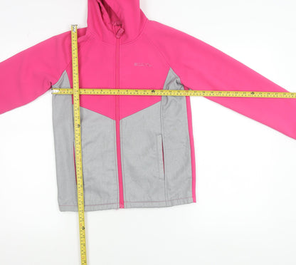 Mountain Warehouse Girls Pink Soft Shell Hooded Jacket 11-12 Years