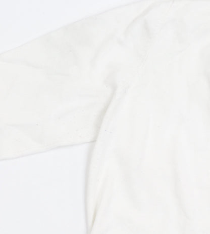 Principles Women’s Ivory V-Neck Knit Cardigan Size 14