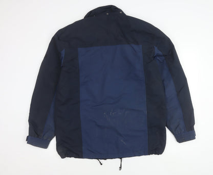 Maine New England Men's Blue Waterproof Parka Jacket Size S