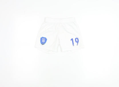 EA Sports Boys White Athletic Football Shorts 5-6 Years