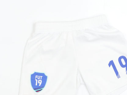 EA Sports Boys White Athletic Football Shorts 5-6 Years