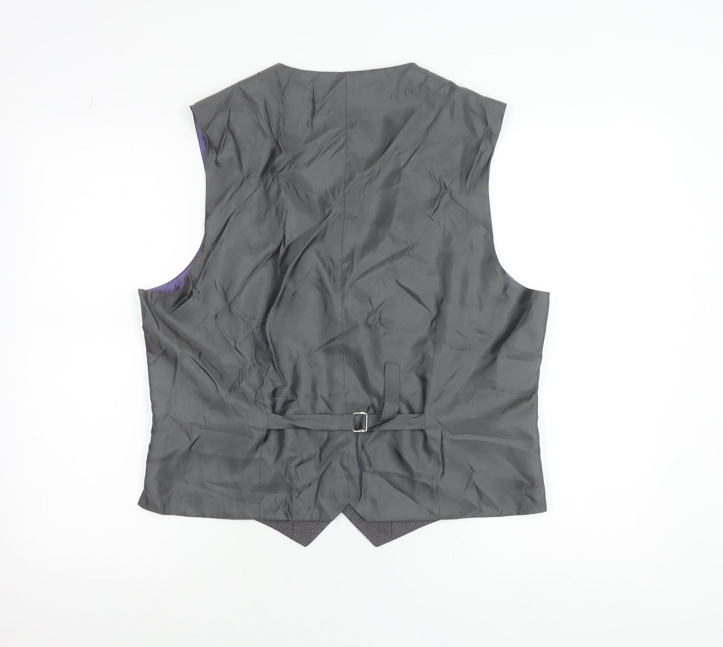 Daniel Grahame Men's Grey Waistcoat 42 Classic Formal Tweed Style