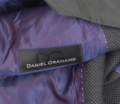 Daniel Grahame Men's Grey Waistcoat 42 Classic Formal Tweed Style