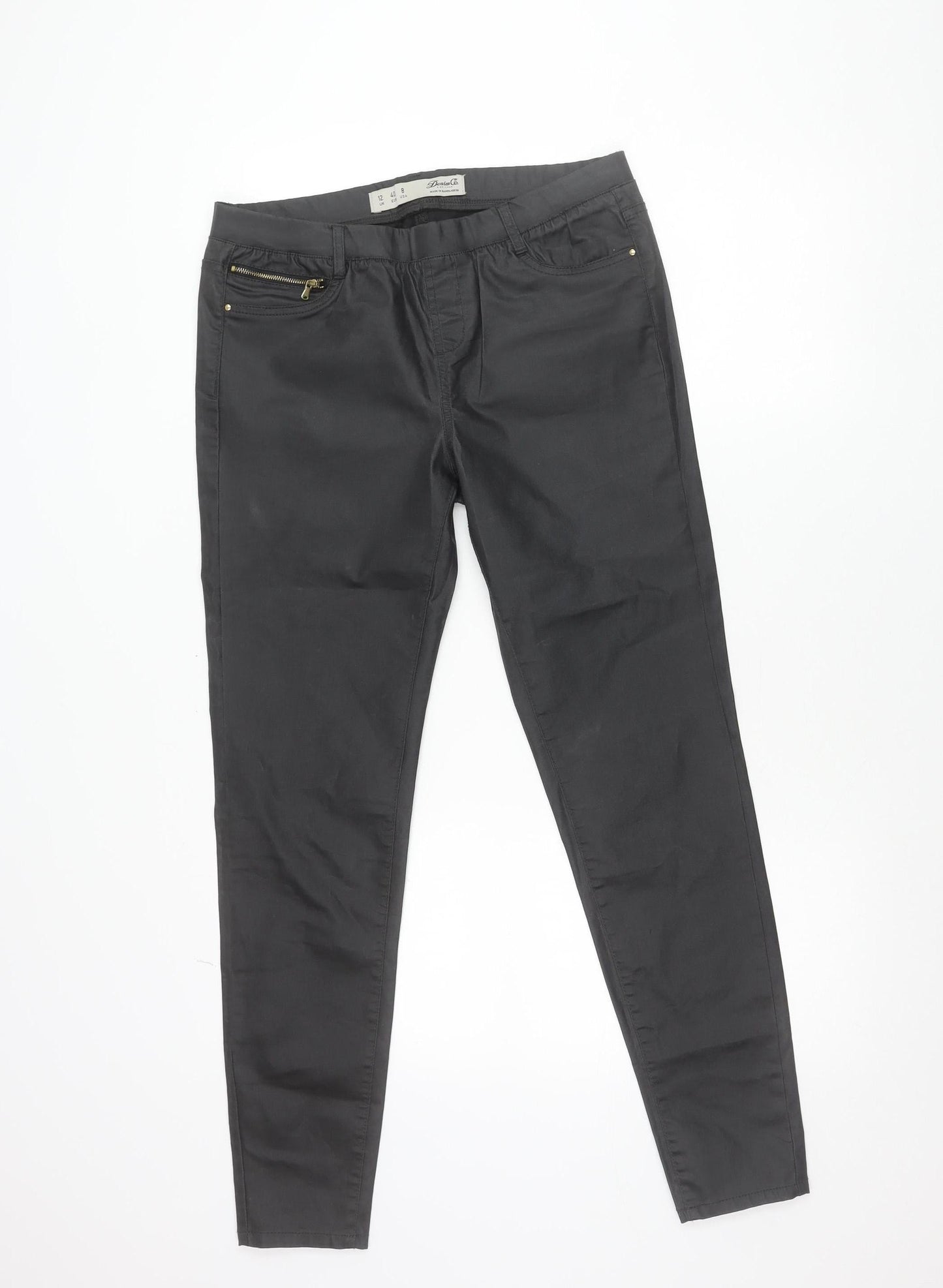 Denim Co. Women’s Black Slim Fit Skinny Trousers Size 12