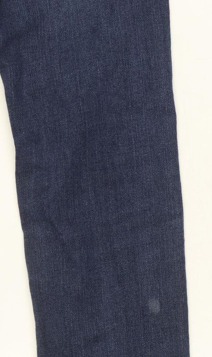 Levi's Girls Blue 512 Slim Taper Jeans 12 Years Cotton Denim Stretch