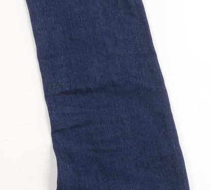 Levi's Girls Blue 511 Slim Jeans Size 12 Years Mid Rise Denim