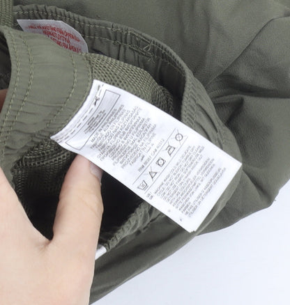 adidas Boys Green 7-8 Years Athletic Quick Dry Sports Shorts