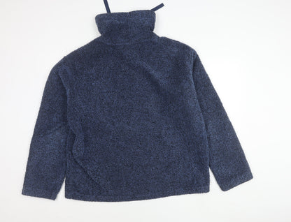 Marks and Spencer North Coast Blue Fleece Pullover Sweatshirt L Womens