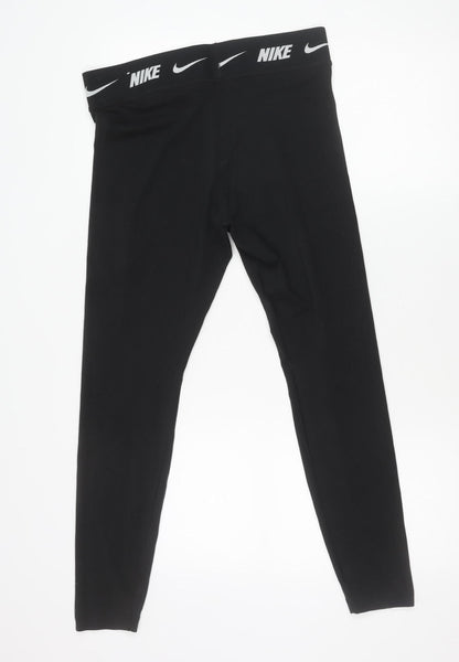 Nike Women's Black L Tight Fit Leggings Gym Training Sportswear