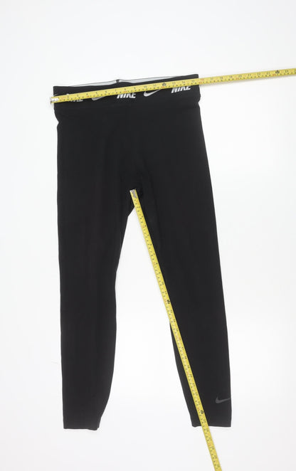 Nike Women's Black L Tight Fit Leggings Gym Training Sportswear