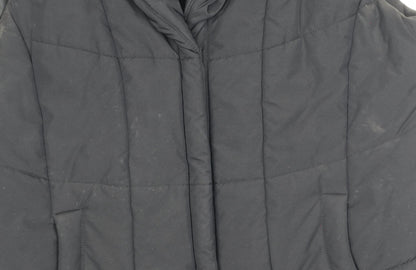 ALEX & Co. Women's Black Size 14 Padded Puffer Waistcoat