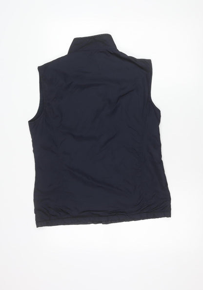 Olsen Men's Blue Lined Bodywarmer Waistcoat Size 40 Regular Fit
