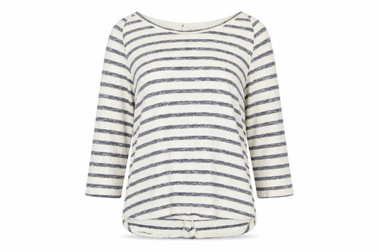 Womens UK Size 12 FatFace Blue Basic T-Shirt