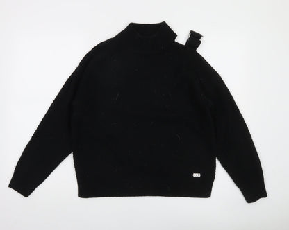 Womens UK Size 12 DKNY Black Pullover Jumper