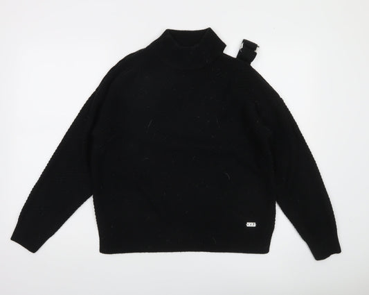Womens UK Size 12 DKNY Black Pullover Jumper