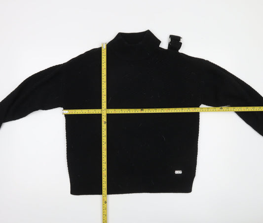 Womens UK Size 12 DKNY Black Pullover Jumper