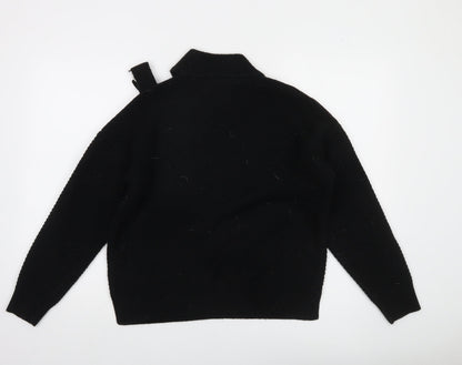 Womens UK Size 12 DKNY Black Pullover Jumper