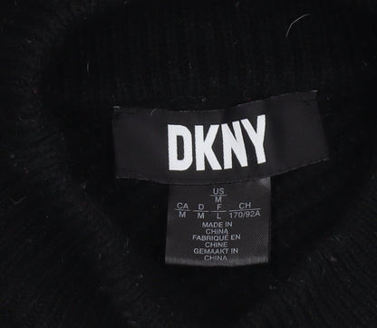 Womens UK Size 12 DKNY Black Pullover Jumper