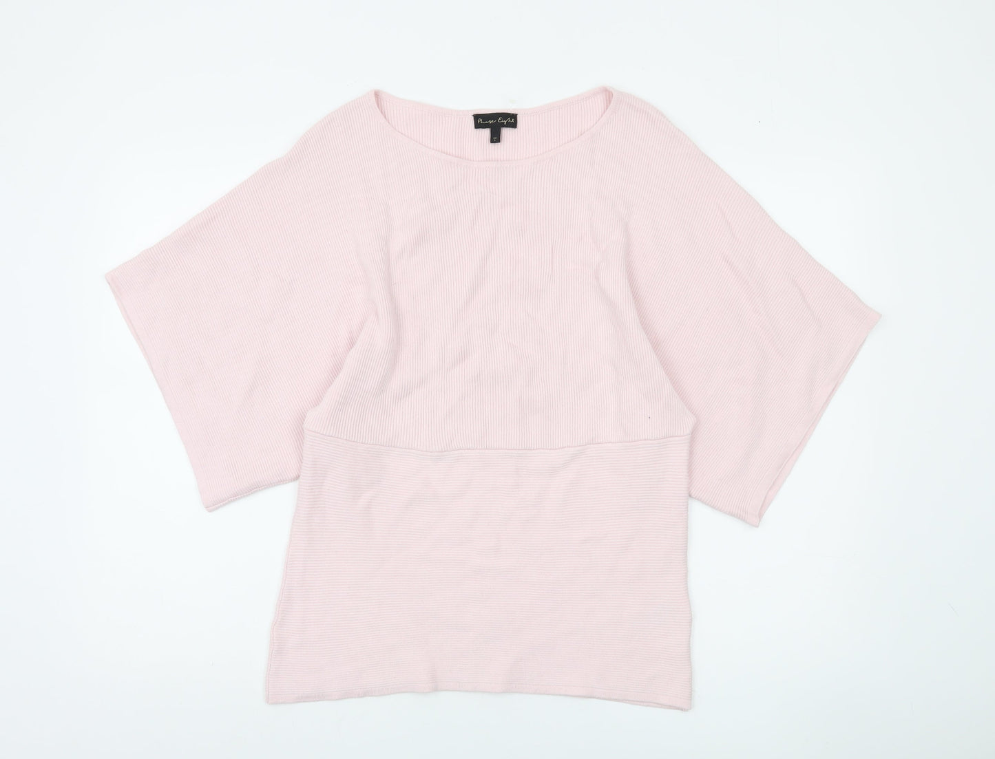 Phase Eight Women’s Pink Boat Neck Relaxed Knit Jumper Size L