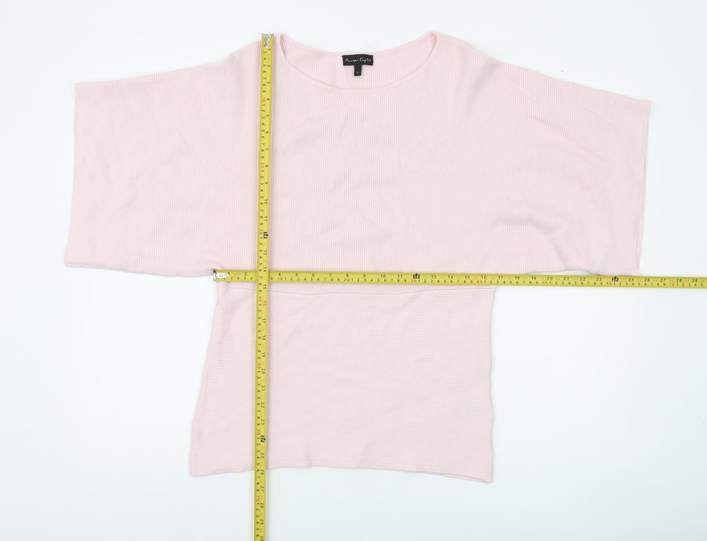 Phase Eight Women’s Pink Boat Neck Relaxed Knit Jumper Size L