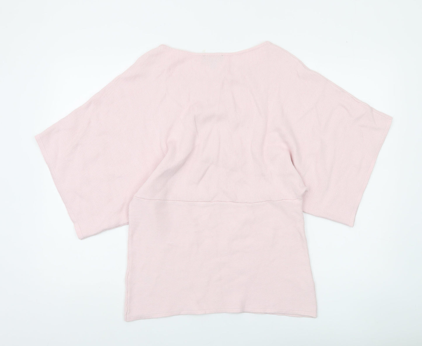 Phase Eight Women’s Pink Boat Neck Relaxed Knit Jumper Size L
