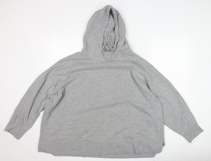 Dunnes Women’s Grey Pullover Hoodie XXL Soft Fleece Lined Casual