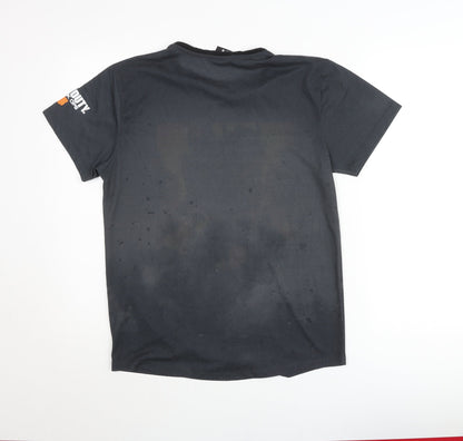 Primark Boys Black Call of Duty Black Ops Short Sleeve T-Shirt Size M