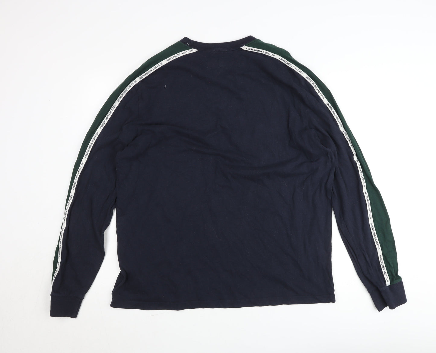 Abercrombie & Fitch Men’s Blue 2XL Crew Neck Pullover Jumper