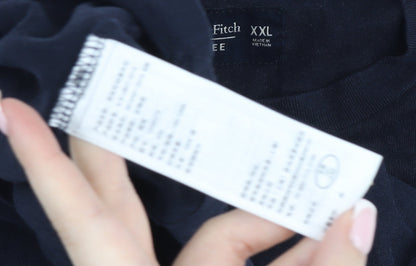 Abercrombie & Fitch Men’s Blue 2XL Crew Neck Pullover Jumper