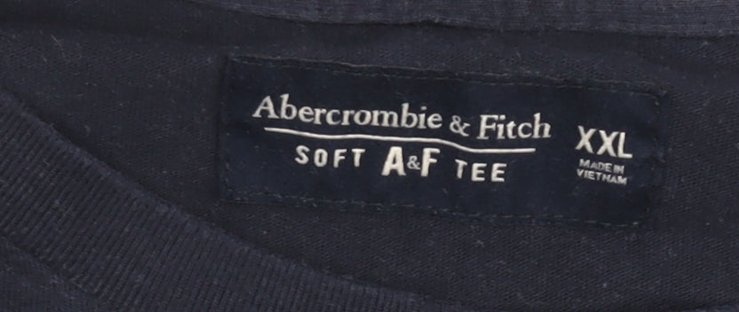 Abercrombie & Fitch Men’s Blue 2XL Crew Neck Pullover Jumper